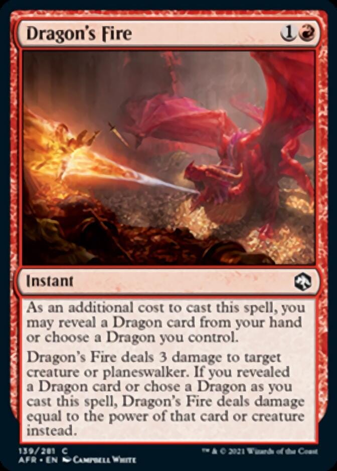 Dragon's Fire [Dungeons & Dragons: Adventures in the Forgotten Realms] MTG Single Magic: The Gathering  | Multizone: Comics And Games
