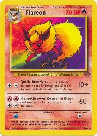 Flareon (19/64) [Jungle Unlimited] Pokemon Single Pokémon  | Multizone: Comics And Games