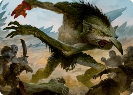 Troll Art Card [Dungeons & Dragons: Adventures in the Forgotten Realms Art Series] MTG Single Magic: The Gathering  | Multizone: Comics And Games