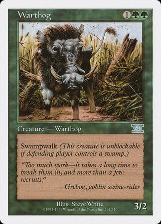 Warthog [Classic Sixth Edition] MTG Single Magic: The Gathering  | Multizone: Comics And Games