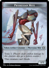 Phyrexian Mite // Phyrexian Insect Double-Sided Token [Phyrexia: All Will Be One Commander Tokens] MTG Single Magic: The Gathering  | Multizone: Comics And Games