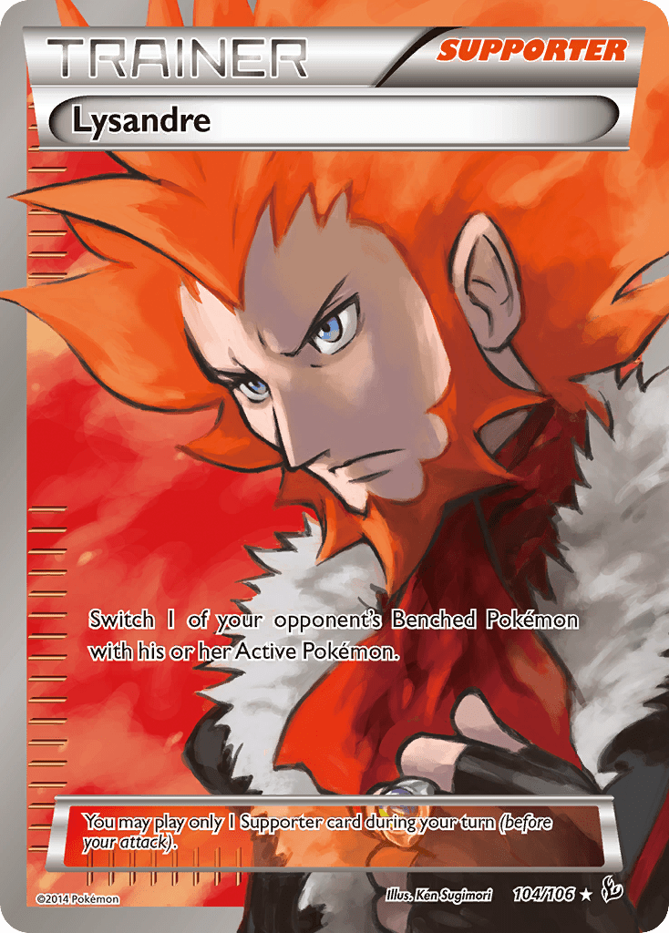 Lysandre (104/106) [XY: Flashfire] Pokemon Single Pokémon  | Multizone: Comics And Games