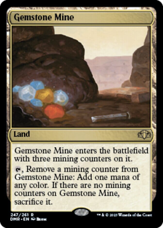 Gemstone Mine [Dominaria Remastered] MTG Single Magic: The Gathering  | Multizone: Comics And Games