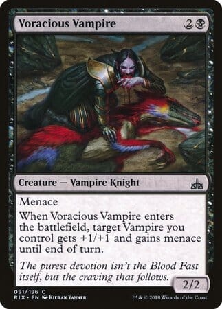 Voracious Vampire [Rivals of Ixalan] MTG Single Magic: The Gathering  | Multizone: Comics And Games