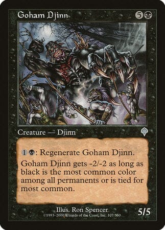 Goham Djinn [Invasion] MTG Single Magic: The Gathering  | Multizone: Comics And Games