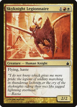 Skyknight Legionnaire [Ravnica: City of Guilds] MTG Single Magic: The Gathering  | Multizone: Comics And Games