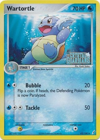 Wartortle (42/100) (Stamped) [EX: Crystal Guardians] Pokemon Single Pokémon  | Multizone: Comics And Games