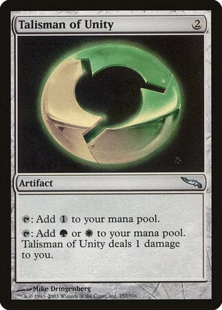 Talisman of Unity [Mirrodin] MTG Single Magic: The Gathering  | Multizone: Comics And Games