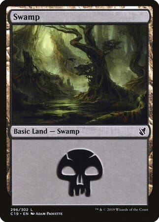 Swamp (296) [Commander 2019] MTG Single Magic: The Gathering  | Multizone: Comics And Games