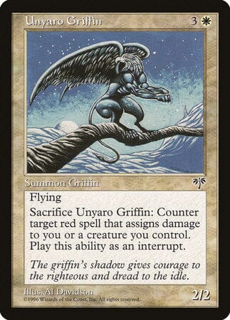 Unyaro Griffin [Mirage] MTG Single Magic: The Gathering  | Multizone: Comics And Games