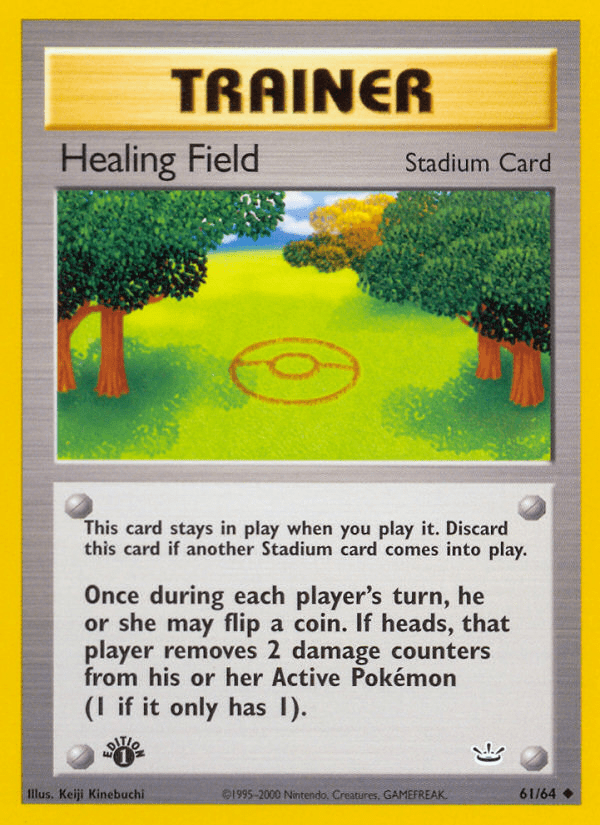 Healing Field (61/64) [Neo Revelation 1st Edition] Pokemon Single Pokémon  | Multizone: Comics And Games