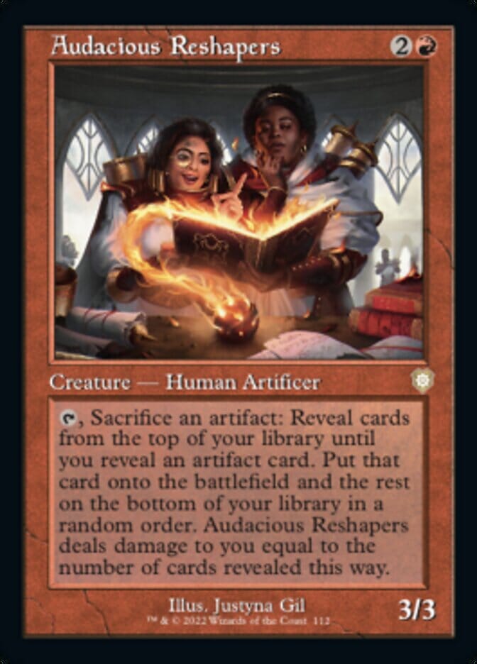 Audacious Reshapers (Retro) [The Brothers' War Commander] MTG Single Magic: The Gathering  | Multizone: Comics And Games