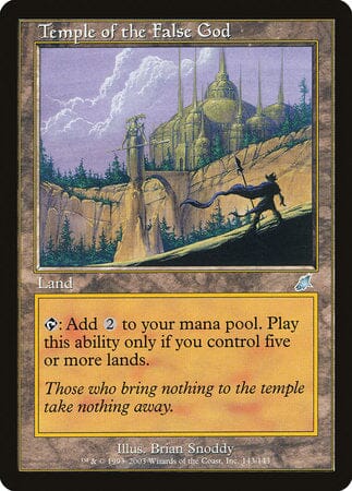 Temple of the False God [Scourge] MTG Single Magic: The Gathering  | Multizone: Comics And Games