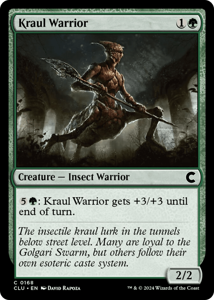 Kraul Warrior [Ravnica: Clue Edition] MTG Single Magic: The Gathering  | Multizone: Comics And Games