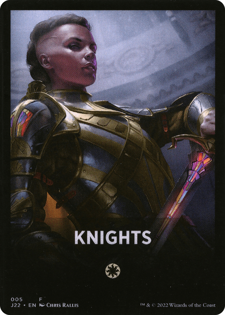 Knights Theme Card [Jumpstart 2022 Front Cards] MTG Single Magic: The Gathering  | Multizone: Comics And Games