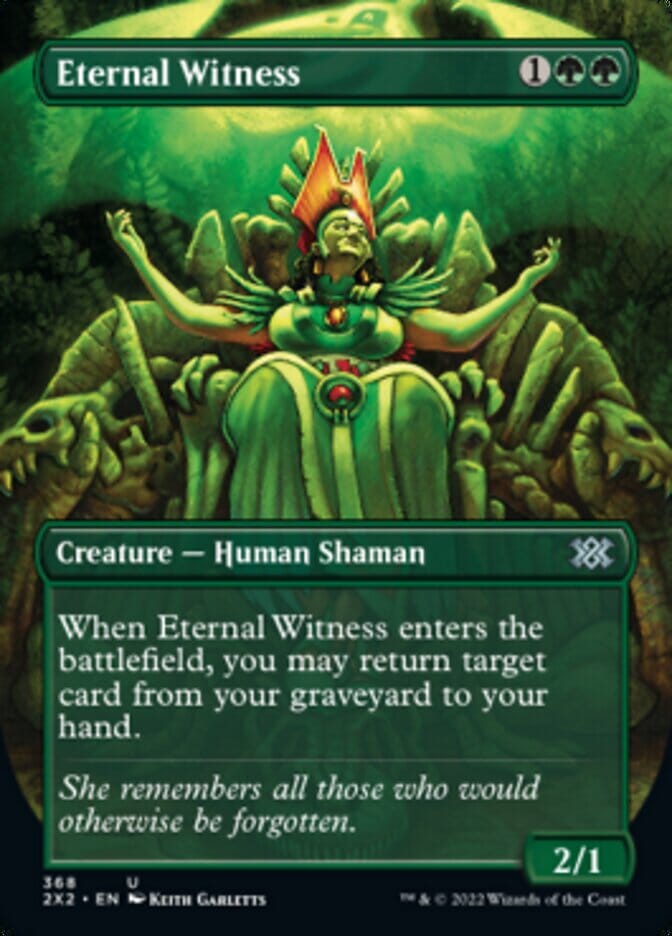 Eternal Witness (Borderless Alternate Art) [Double Masters 2022] MTG Single Magic: The Gathering  | Multizone: Comics And Games