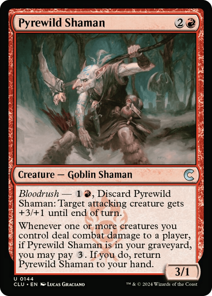 Pyrewild Shaman [Ravnica: Clue Edition] MTG Single Magic: The Gathering  | Multizone: Comics And Games