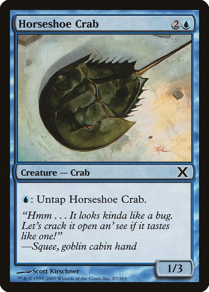 Horseshoe Crab [Tenth Edition] MTG Single Magic: The Gathering  | Multizone: Comics And Games