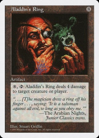 Aladdin's Ring [Fifth Edition] MTG Single Magic: The Gathering  | Multizone: Comics And Games