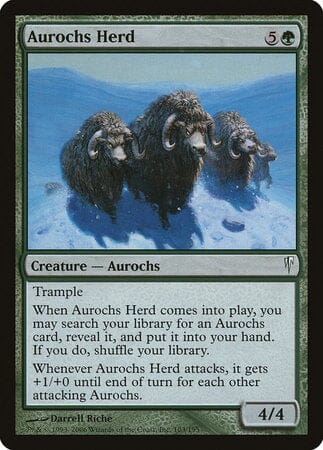 Aurochs Herd [Coldsnap] MTG Single Magic: The Gathering  | Multizone: Comics And Games
