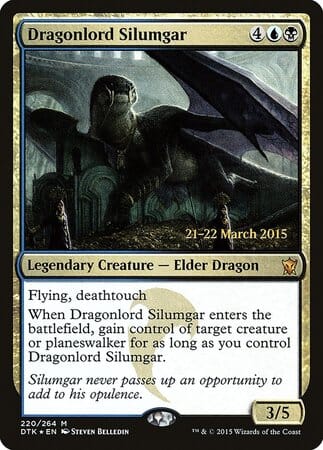 Dragonlord Silumgar [Dragons of Tarkir Promos] MTG Single Magic: The Gathering  | Multizone: Comics And Games