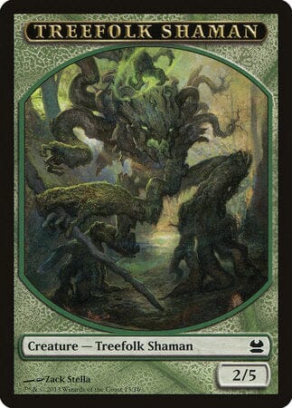 Treefolk Shaman Token [Modern Masters Tokens] MTG Single Magic: The Gathering  | Multizone: Comics And Games