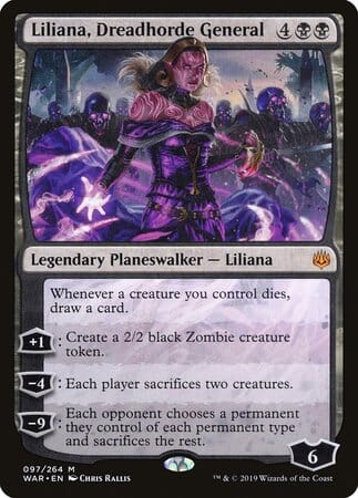 Liliana, Dreadhorde General [War of the Spark] MTG Single Magic: The Gathering  | Multizone: Comics And Games