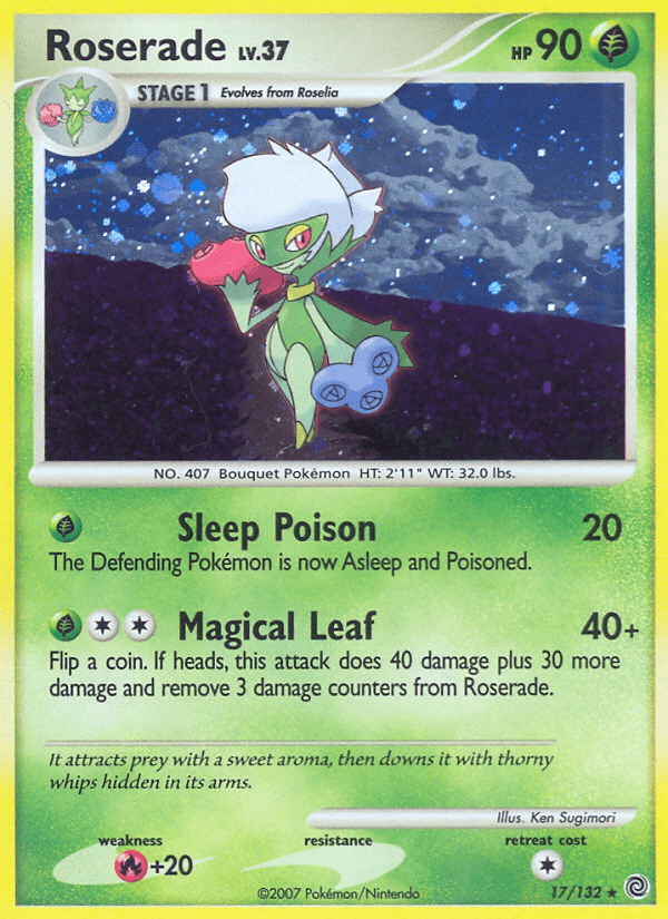 Roserade (17/132) [Diamond & Pearl: Secret Wonders] Pokemon Single Pokémon  | Multizone: Comics And Games