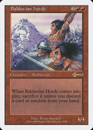 Balduvian Horde [Beatdown Box Set] MTG Single Magic: The Gathering  | Multizone: Comics And Games