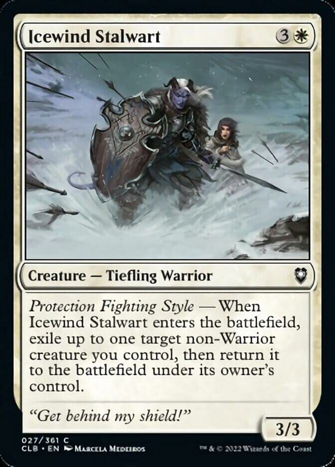 Icewind Stalwart [Commander Legends: Battle for Baldur's Gate] MTG Single Magic: The Gathering  | Multizone: Comics And Games