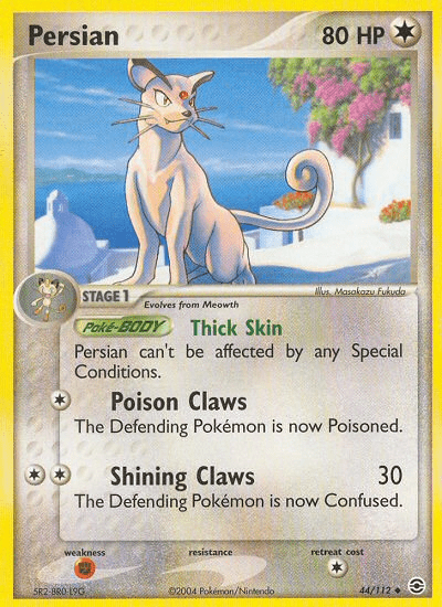 Persian (44/112) [EX: FireRed & LeafGreen] Pokemon Single Pokémon  | Multizone: Comics And Games