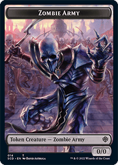 Zombie // Zombie Army Double-Sided Token [Starter Commander Decks] MTG Single Magic: The Gathering  | Multizone: Comics And Games