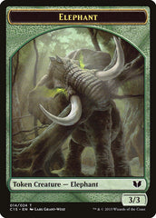 Elephant // Saproling Double-Sided Token [Commander 2015 Tokens] MTG Single Magic: The Gathering  | Multizone: Comics And Games