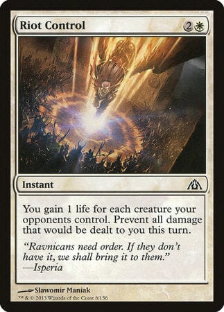 Riot Control [Dragon's Maze] MTG Single Magic: The Gathering  | Multizone: Comics And Games