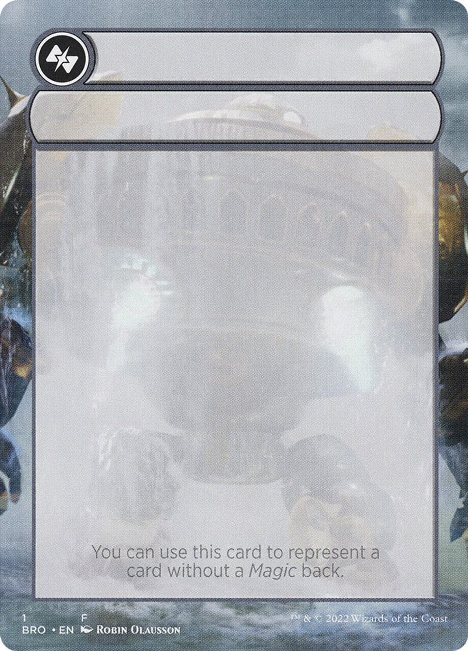Helper Card [The Brothers' War Tokens] MTG Single Magic: The Gathering  | Multizone: Comics And Games