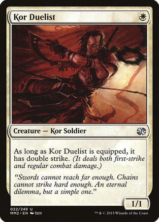 Kor Duelist [Modern Masters 2015] MTG Single Magic: The Gathering  | Multizone: Comics And Games