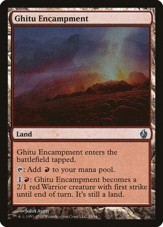 Ghitu Encampment [Premium Deck Series: Fire and Lightning] MTG Single Magic: The Gathering  | Multizone: Comics And Games