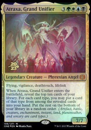 Atraxa, Grand Unifier [Phyrexia: All Will Be One Prerelease Promos] MTG Single Magic: The Gathering  | Multizone: Comics And Games