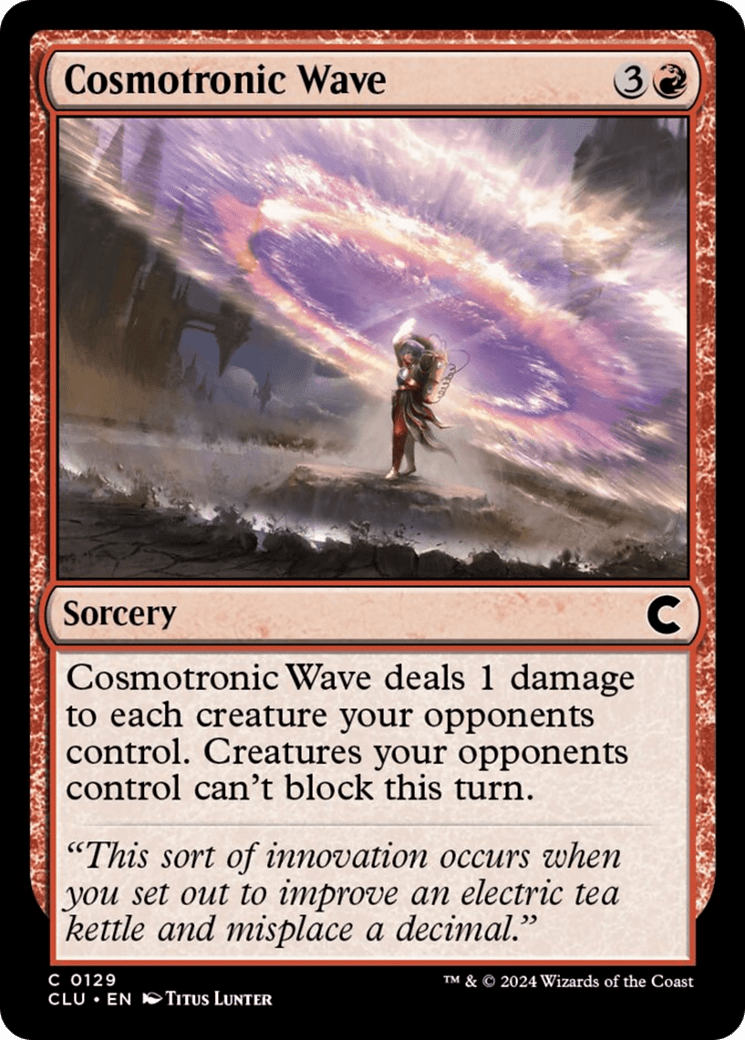 Cosmotronic Wave [Ravnica: Clue Edition] MTG Single Magic: The Gathering  | Multizone: Comics And Games