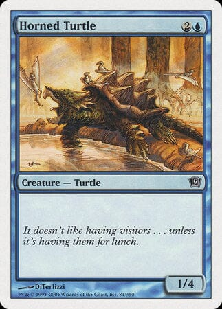 Horned Turtle [Ninth Edition] MTG Single Magic: The Gathering  | Multizone: Comics And Games