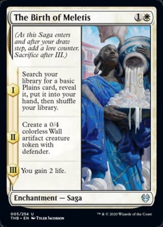 The Birth of Meletis [Theros Beyond Death] MTG Single Magic: The Gathering  | Multizone: Comics And Games