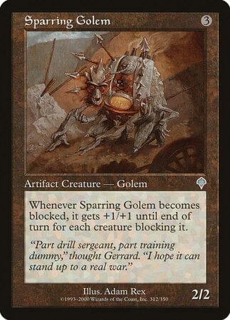 Sparring Golem [Invasion] MTG Single Magic: The Gathering  | Multizone: Comics And Games