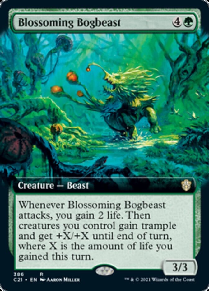 Blossoming Bogbeast (Extended) [Commander 2021] MTG Single Magic: The Gathering  | Multizone: Comics And Games