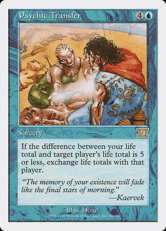 Psychic Transfer [Classic Sixth Edition] MTG Single Magic: The Gathering  | Multizone: Comics And Games