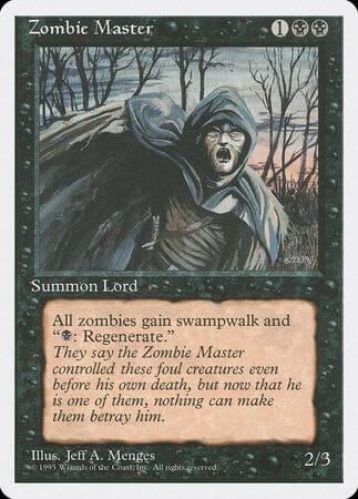 Zombie Master [Fourth Edition] MTG Single Magic: The Gathering  | Multizone: Comics And Games