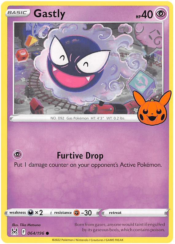 Gastly (064/196) [Trick or Trade 2023] Pokemon Single Pokémon  | Multizone: Comics And Games