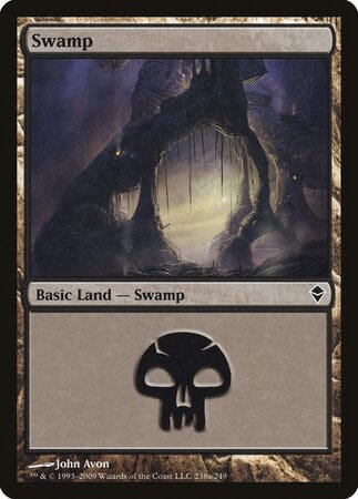 Swamp (238a) [Zendikar] MTG Single Magic: The Gathering  | Multizone: Comics And Games