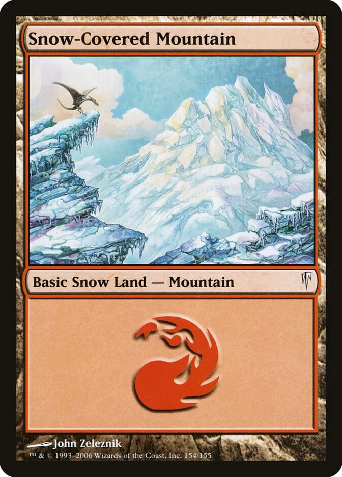 Snow-Covered Mountain [Coldsnap] MTG Single Magic: The Gathering  | Multizone: Comics And Games