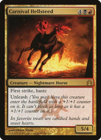 Carnival Hellsteed [Return to Ravnica] MTG Single Magic: The Gathering  | Multizone: Comics And Games