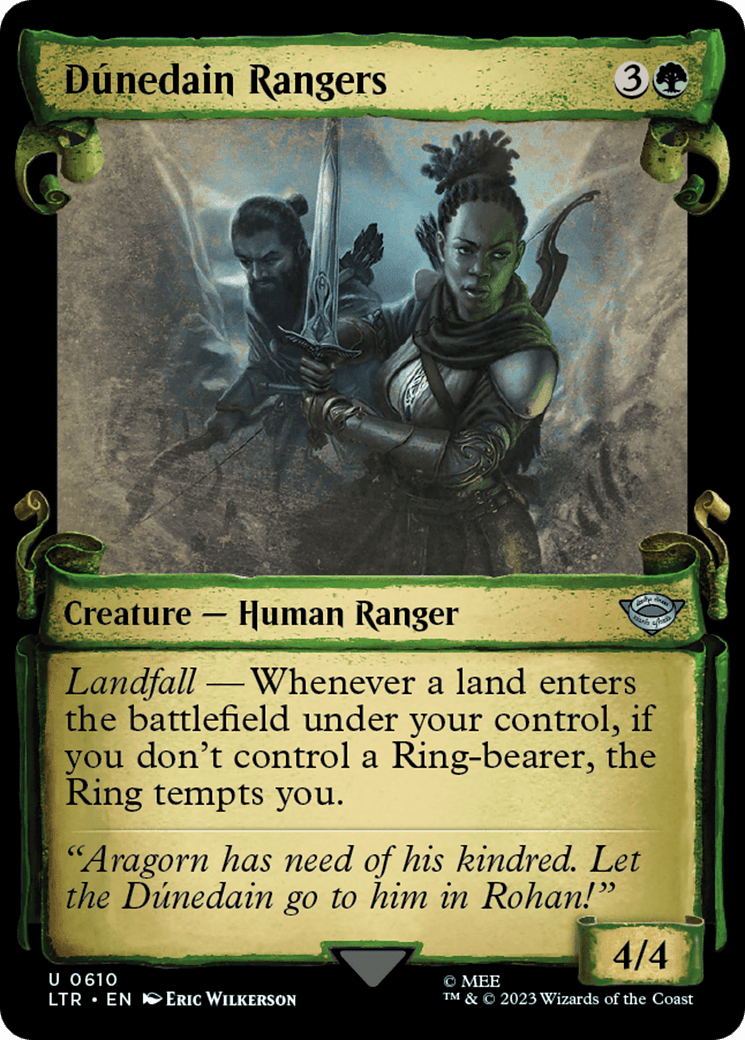 Dunedain Rangers [The Lord of the Rings: Tales of Middle-Earth Showcase Scrolls] MTG Single Magic: The Gathering  | Multizone: Comics And Games